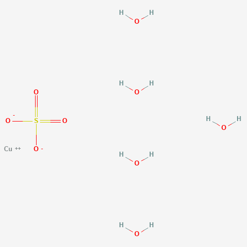 Chemical structure of Copper sulfate, from PubChem compound 24463