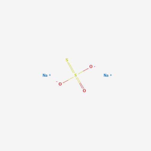 Chemical structure of Sodium thiosulfate, from PubChem compound 24477