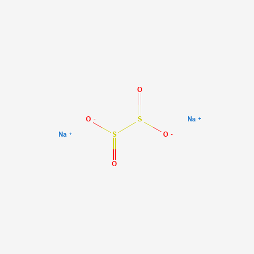 Chemical structure of Sodium dithionite, from PubChem compound 24489