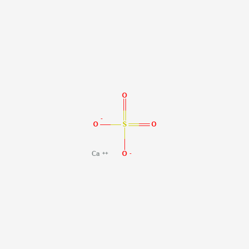 Chemical structure of Calcium sulfate, from PubChem compound 24497