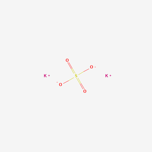 Chemical structure of Potassium sulfate, from PubChem compound 24507