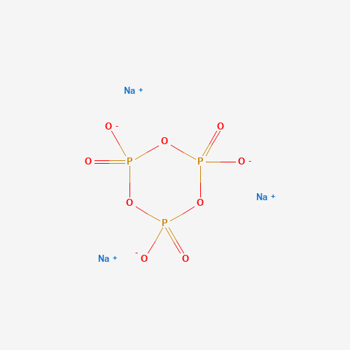 Chemical structure of Sodium trimetaphosphate, from PubChem compound 24579