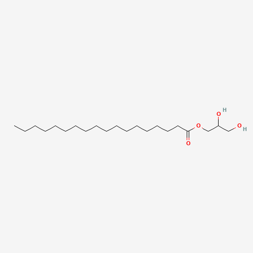 Chemical structure of Glyceryl monostearate, from PubChem compound 24699