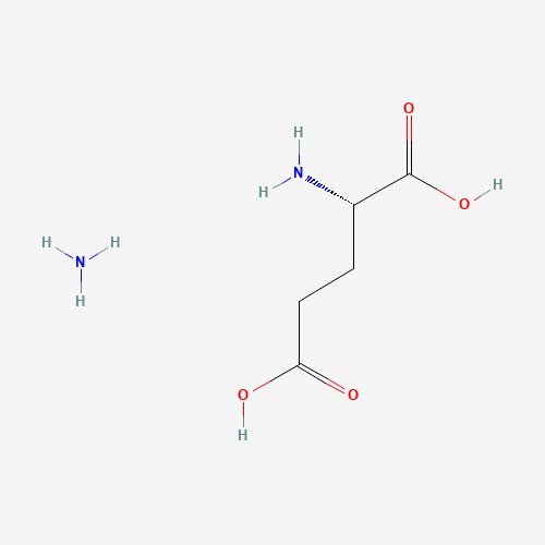 Chemical structure of Monoammonium glutamate, from PubChem compound 24802175