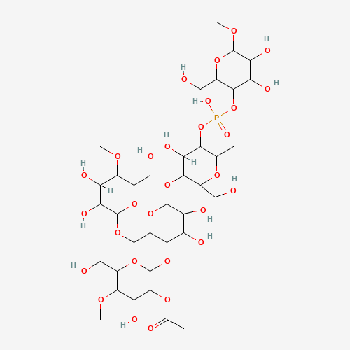 Chemical structure of Acetylated distarch phosphate, from PubChem compound 24832109
