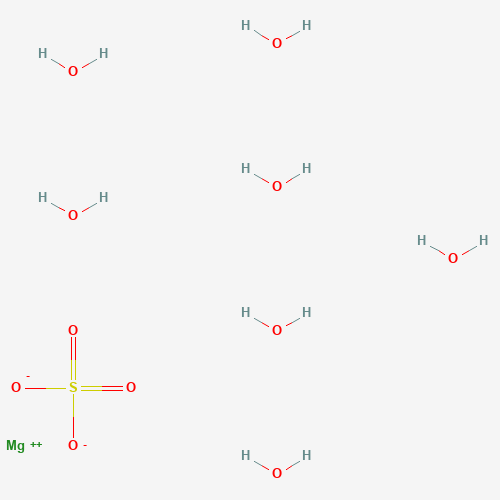 Chemical structure of Magnesium sulfate, from PubChem compound 24843