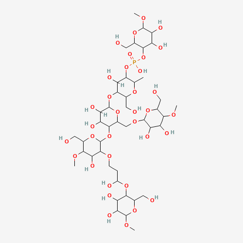 Chemical structure of Hydroxypropyl distarch phosphate, from PubChem compound 24847848