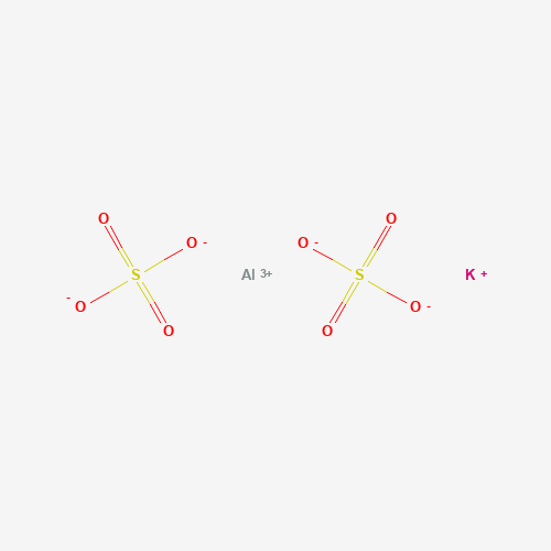 Chemical structure of Aluminum potassium sulfate, from PubChem compound 24856
