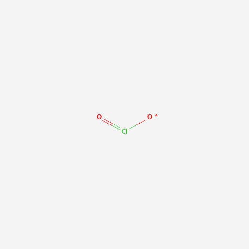 Chemical structure of Chlorine dioxide, from PubChem compound 24870