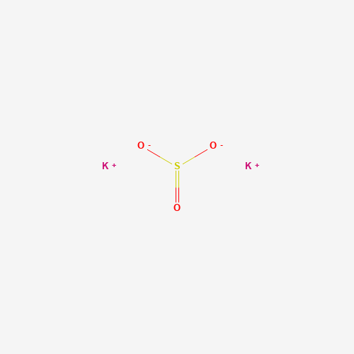Chemical structure of Potassium sulfite, from PubChem compound 24958