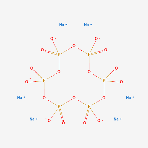 Chemical structure of Sodium hexametaphosphate, from PubChem compound 24968