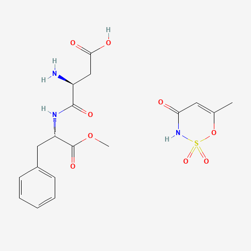 Chemical structure of Aspartame-acesulfame salt, from PubChem compound 25130065
