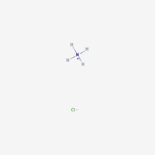 Chemical structure of Ammonium chloride, from PubChem compound 25517