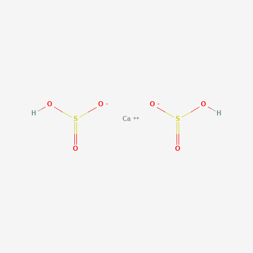Chemical structure of Calcium hydrogen sulphite, from PubChem compound 26268