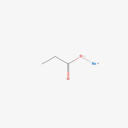 Chemical structure of Sodium propionate, from PubChem compound 2723816
