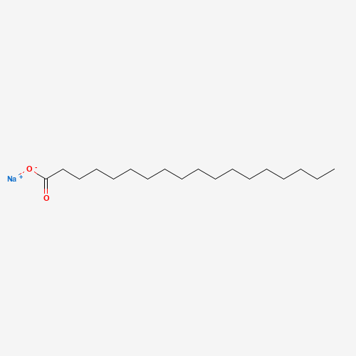Chemical structure of Sodium stearate, from PubChem compound 2724691