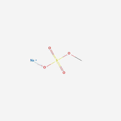 Chemical structure of Sodium methyl sulfate, from PubChem compound 2735086