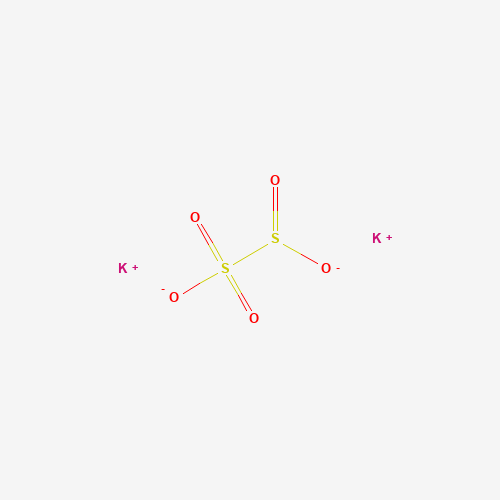 Chemical structure of Potassium metabisulfite, from PubChem compound 28019