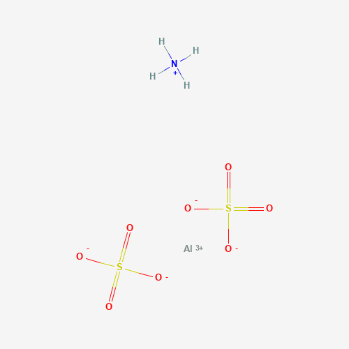 Chemical structure of Aluminium ammonium sulfate, from PubChem compound 3032540