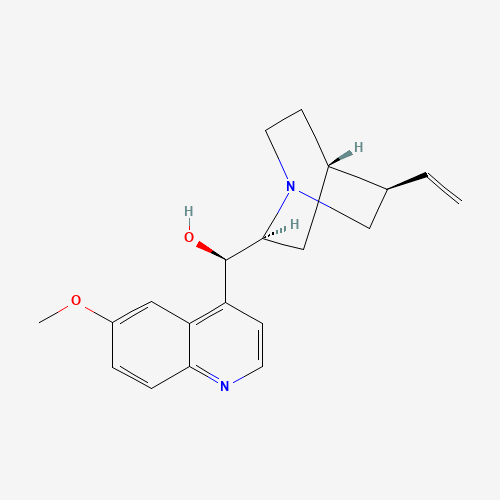 Chemical structure of Quinine, from PubChem compound 3034034