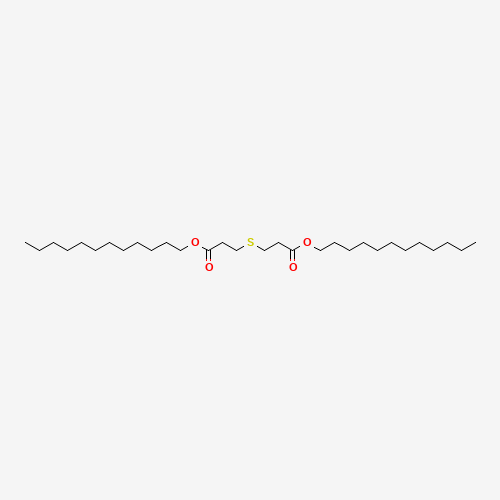 Chemical structure of Dilauryl thiodipropionate, from PubChem compound 31250