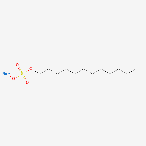 Chemical structure of Sodium lauryl sulfate, from PubChem compound 3423265