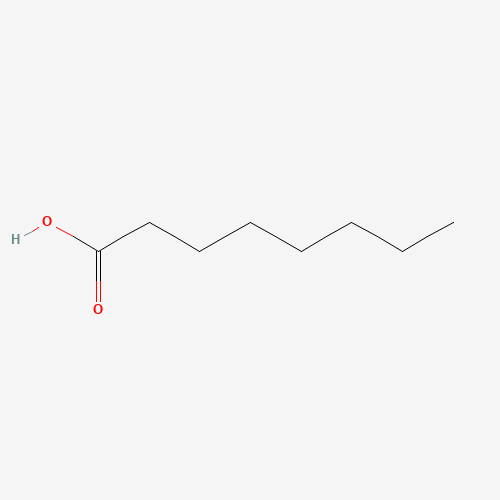 Chemical structure of Caprylic acid, from PubChem compound 379