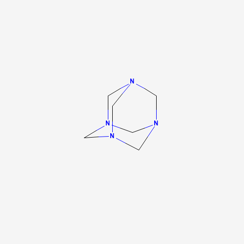 Chemical structure of Hexamethylene tetramine, from PubChem compound 4101