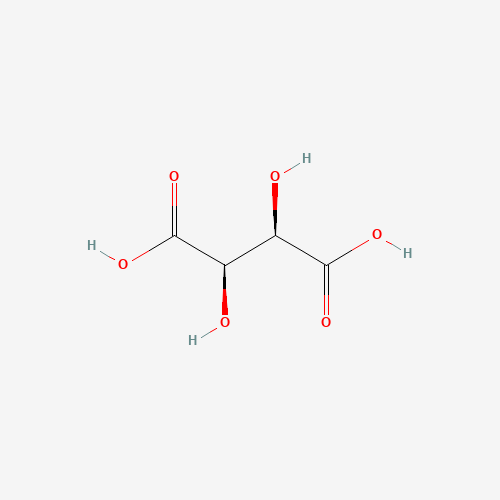 Chemical structure of Tartaric acid, from PubChem compound 444305
