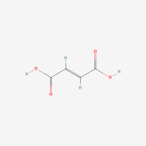 Chemical structure of Fumaric acid, from PubChem compound 444972
