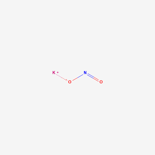 Chemical structure of Potassium nitrite, from PubChem compound 516910