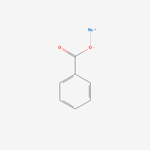 Chemical structure of Sodium benzoate, from PubChem compound 517055