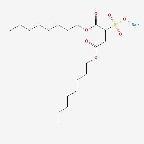 Chemical structure of Dioctyl sodium sulfosuccinate, from PubChem compound 517065