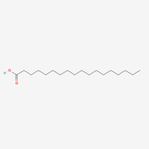 Chemical structure of Stearic acid, from PubChem compound 5281