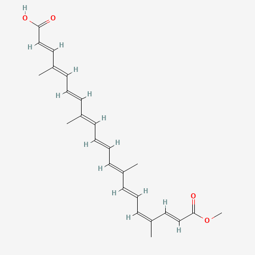 Chemical structure of Annatto extracts, bixin-based, from PubChem compound 5281226