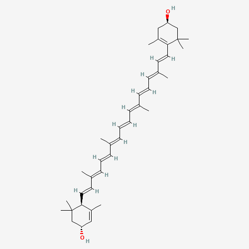 Chemical structure of Lutein from Tagetes erecta, from PubChem compound 5281243
