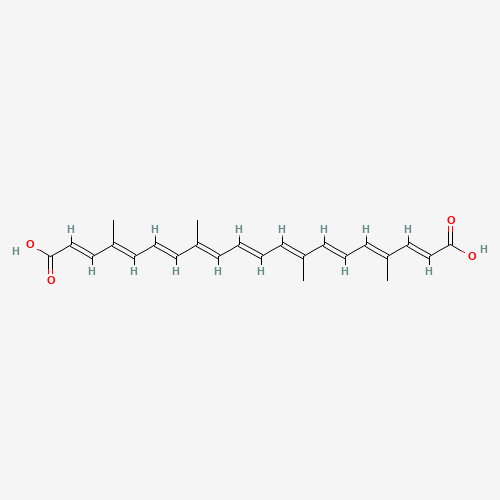 Chemical structure of Annatto extracts, norbixin-based, from PubChem compound 5281249