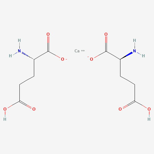 Chemical structure of Calcium di-L-glutamate, from PubChem compound 56841881