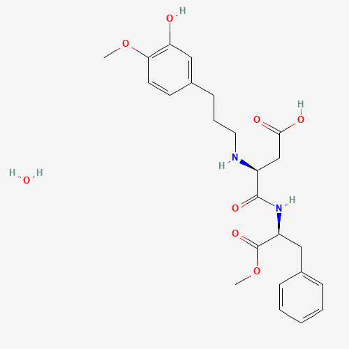 Chemical structure of Advantame, from PubChem compound 56843846