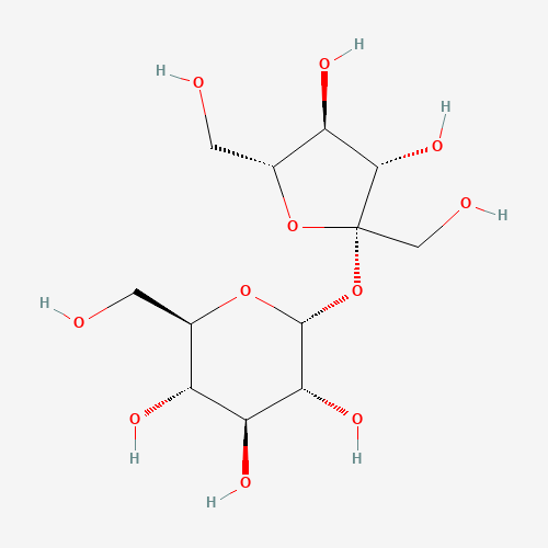 Chemical structure of Sucrose, from PubChem compound 5988