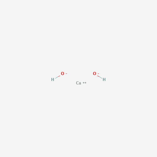 Chemical structure of Calcium hydroxide, from PubChem compound 6093208