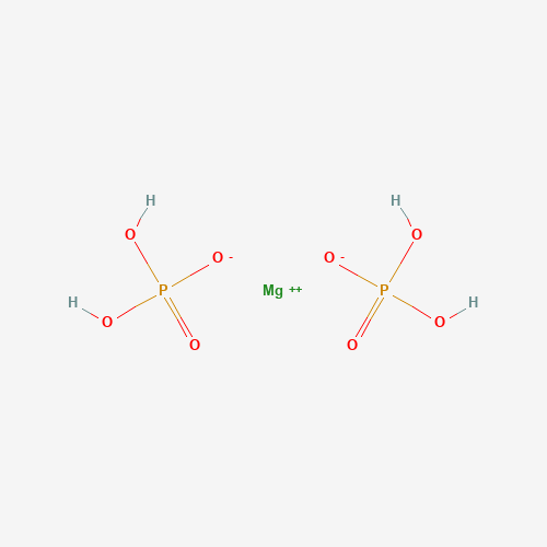 Chemical structure of Magnesium dihydrogen phosphate, from PubChem compound 6096959