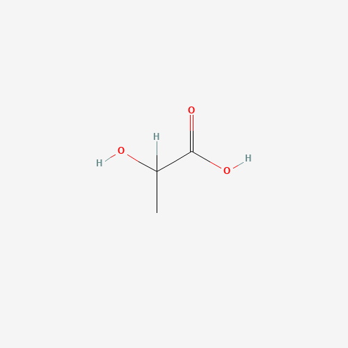Chemical structure of Lactic acid, from PubChem compound 612