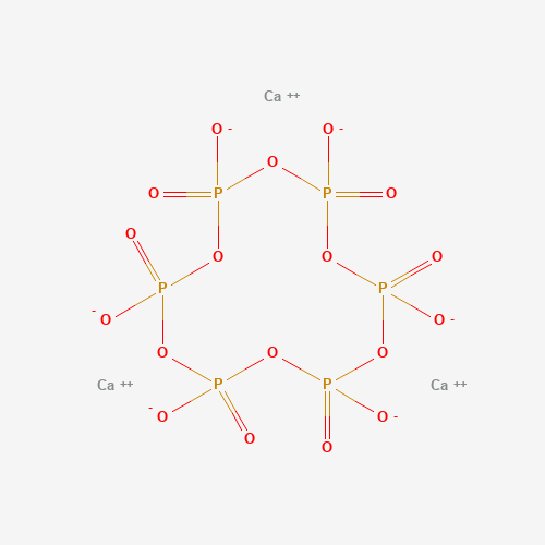 Chemical structure of Calcium hexametaphosphate, from PubChem compound 61479