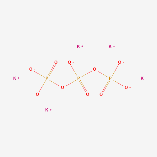Chemical structure of Pentapotassium triphosphate, from PubChem compound 61695