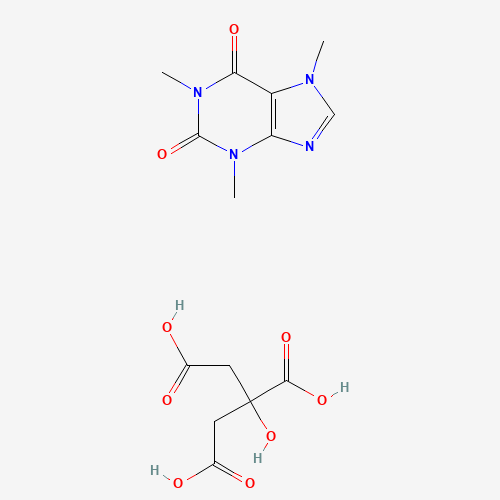 Chemical structure of Caffeine citrate, from PubChem compound 6241