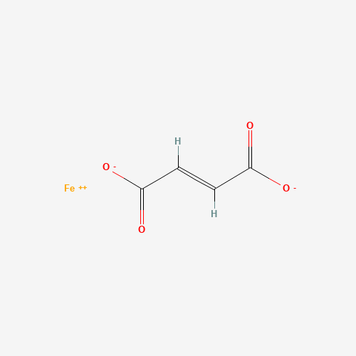 Chemical structure of Ferrous fumarate, from PubChem compound 6433164