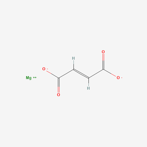 Chemical structure of Magnesium fumarate, from PubChem compound 6433510