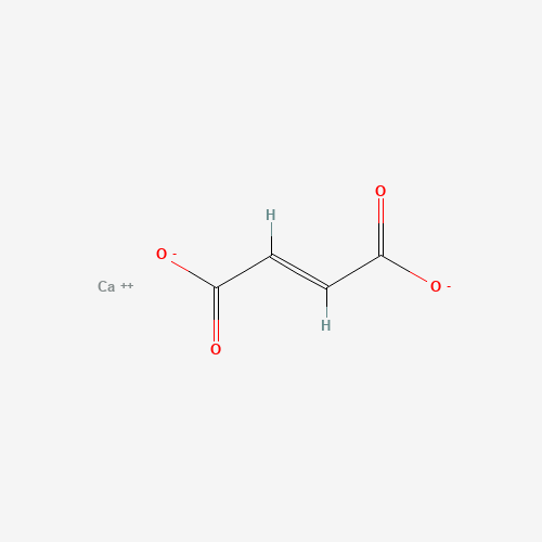 Chemical structure of Calcium fumarate, from PubChem compound 6433512
