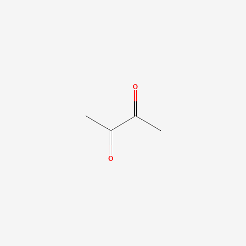 Chemical structure of Diacetyl, from PubChem compound 650